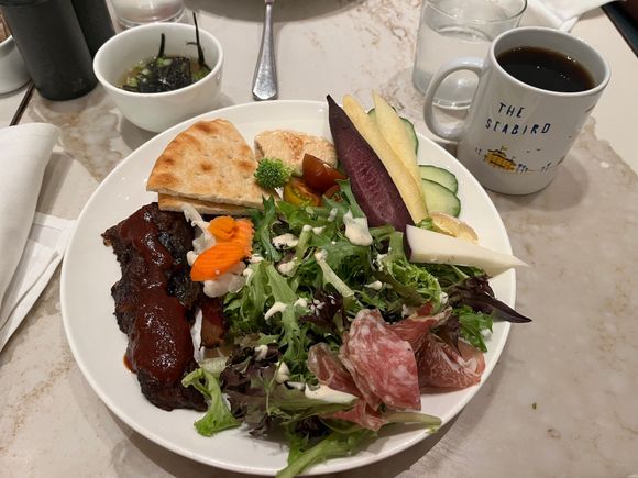 Breakfast varieties from the weekend buffet