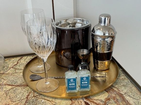 Also included was a very nice local gin
