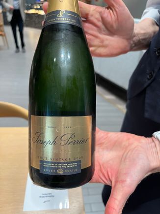 As a regular, I was offered vintage Champagne ))))