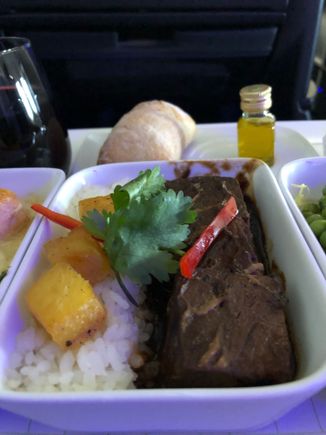 Braised Short Rib, Sushi Rice, Grilled Pineapple, Miso Glaze