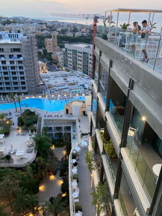 Yes we are indeed high up, true to the Skyline name