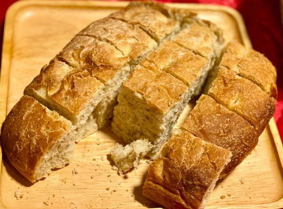 Homebaked focaccia 