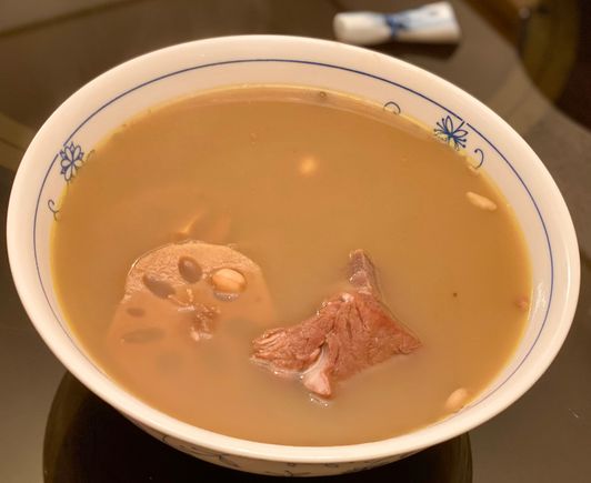 Lotus root soup