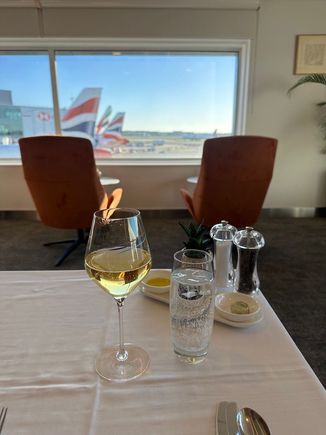 Champagne with a good view always hits the spot.