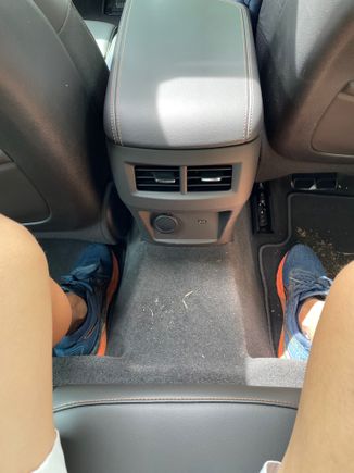 Rear seat legroom - comparable to the Chrysler 300. 