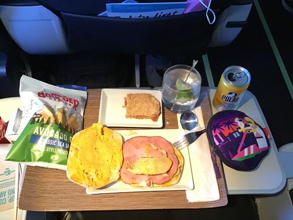 The bag of chips was the best part of this tray.