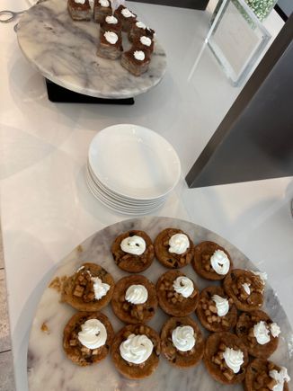 From the buffet: sweet note