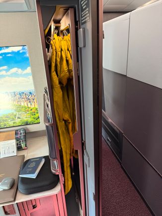 one skinny closet!