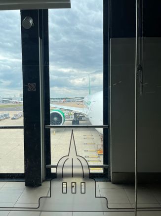 Parked at the gate in Gatwick