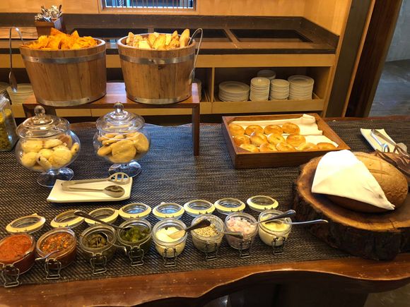 Lounge spread (afternoon tea