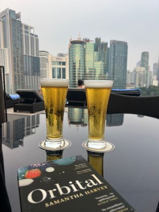 Back to the hotel roof for happy hour.