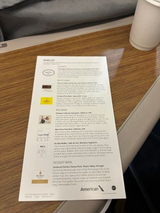 The current tcon wine list. It is improving (same with international J). 
