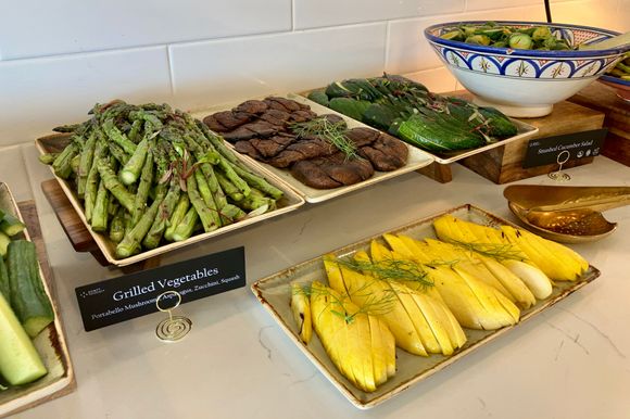 Evening offering at the Club Lounge