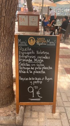 Menú del día