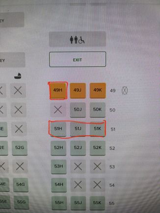 Not sure how long this option will be available.. the seat is an extra $114 which is not too bad for the leg room. My husband is quite tall.