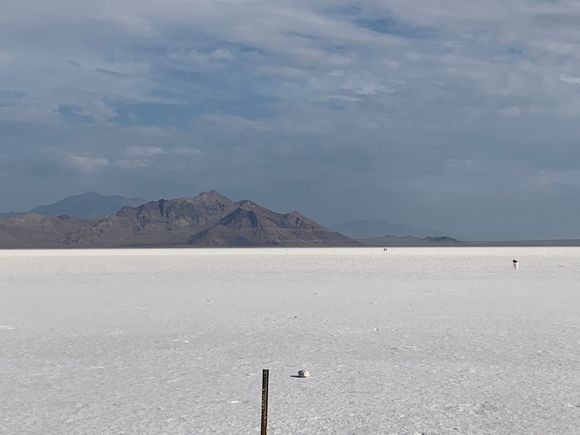 Bonneville Salt Flats from I80 west rest stop