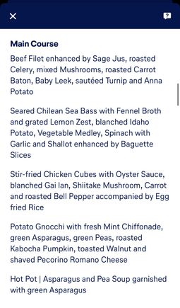 App Menu (Mains)