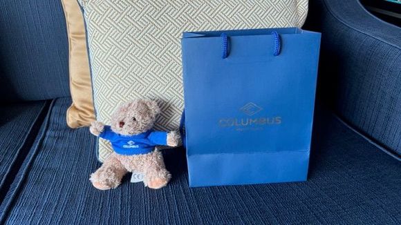 I bought the hotel´s bear for 8 EUR.