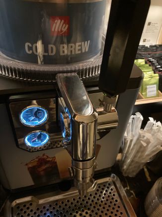 Illy cold brew dispenser
