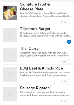 Full options. Cheeseburger and Thai curry look like options I’ve seen on this thread already. 