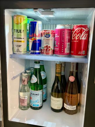 Minibar and coffee station