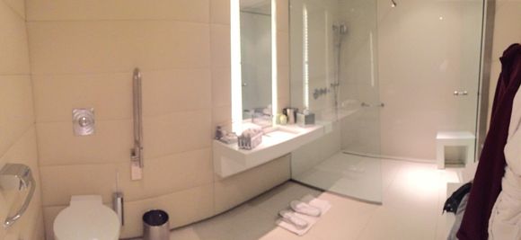 Larger (accessible) shower room