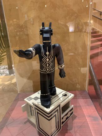 Local art work in the lobby