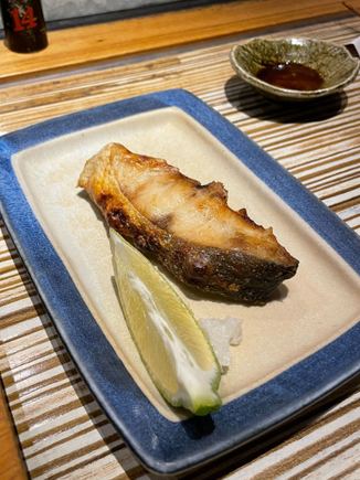 Broiled mackerel collar