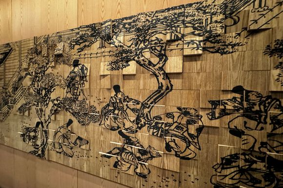 Yosegi-zaiku Wall art (https://en.wikipedia.org/wiki/Yosegi)