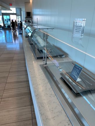 Empty self serve area