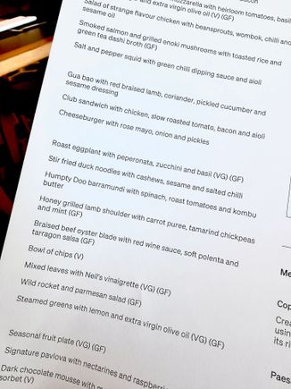 Summer menu snapshot 