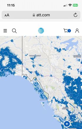 AT&T cruise coverage