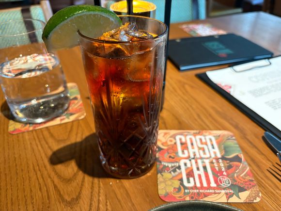 The House of Hades again in action at Casa Chi, yet forgot to snap a photo of the other drinks ....