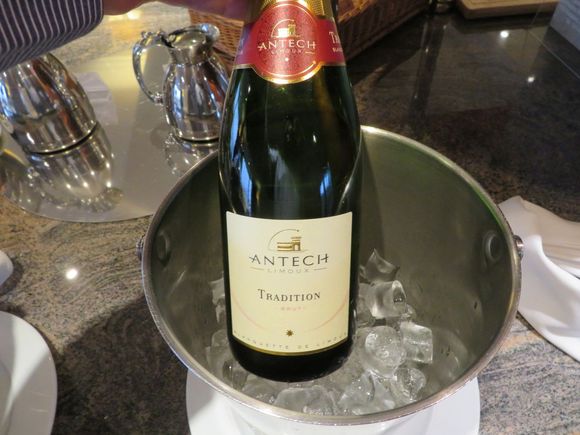 Nice wine in lounge