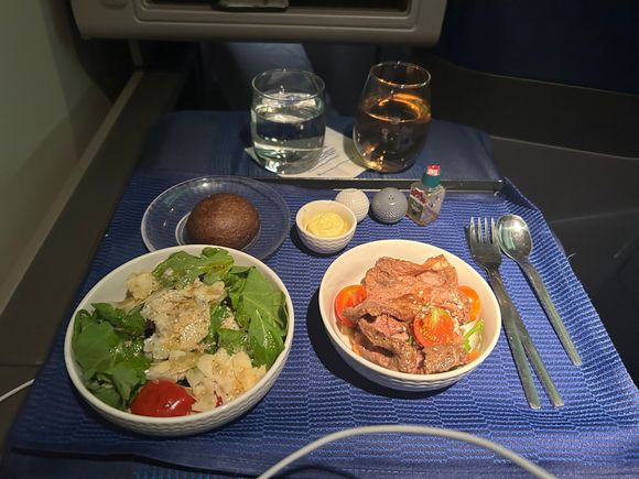 Like everyone else has said, the ginger beef and salad were good