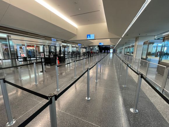 Security line for A Gates 