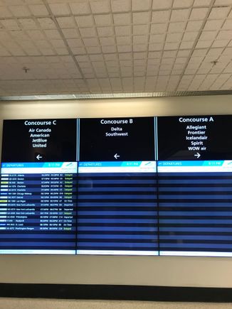 New screens at the beginning of A Concourse