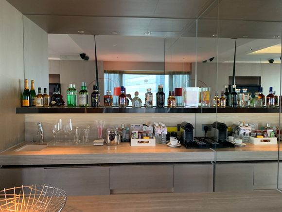 Well stocked bar - the alcohol wasn't complementary but everything else was (the juice and snacks were taken off by the Front Desk during check out since it was our honeymoon)