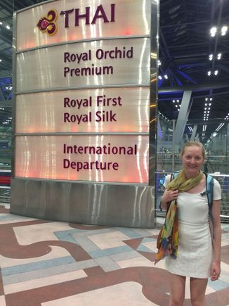 Premium check in, passport and security at Bangkok Suvarnabhumi