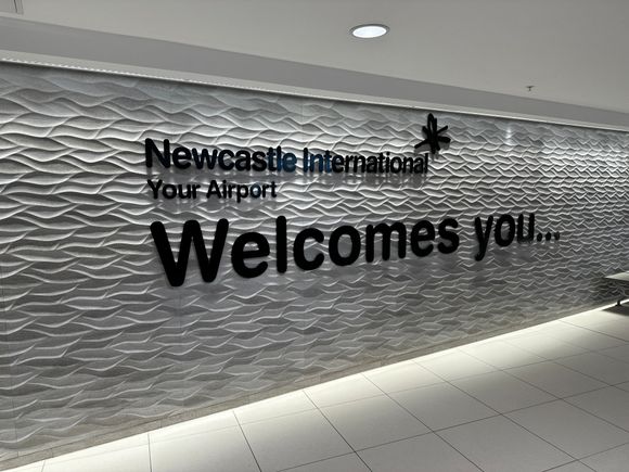 My favourite sign at Newcastle Airport