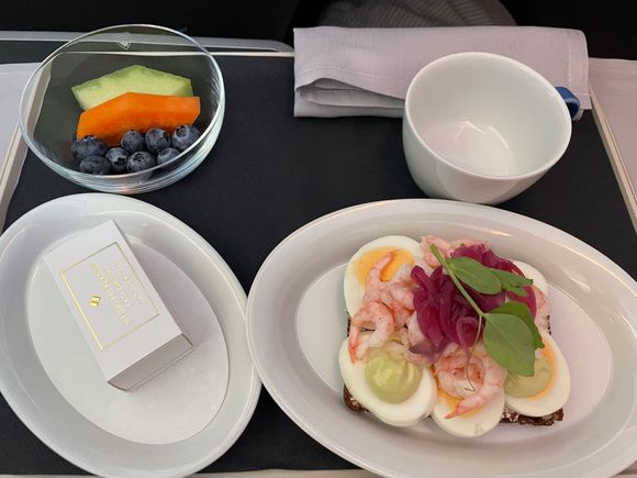 This was the the pre-landing snack