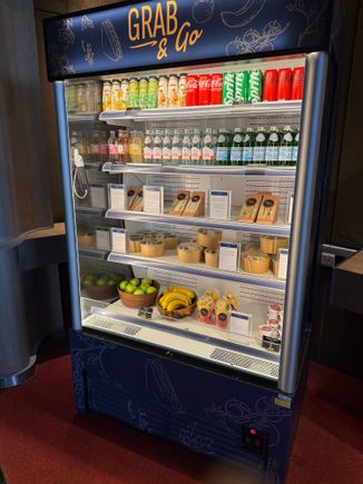 Grab and go, pay at desk