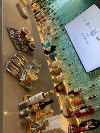 Tons of mid-top shelf SELF SERVE booze. no covid restrictions here folks, lets go back to normal :D 