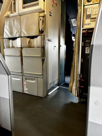 View from seat 1D