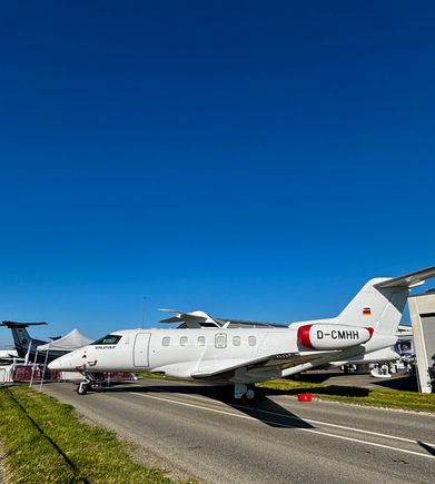 One of the smaller bizjets - Pilatus PC-24