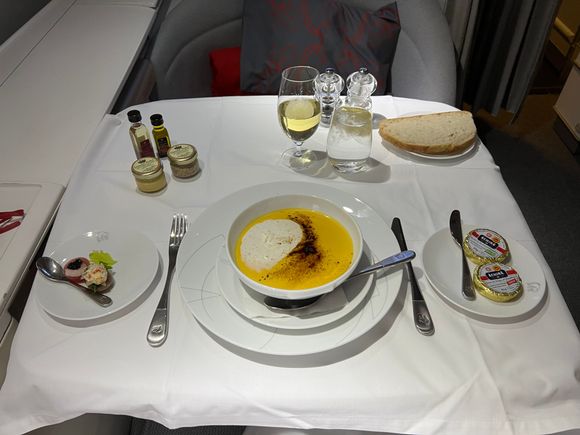Soup and amuse bouche 