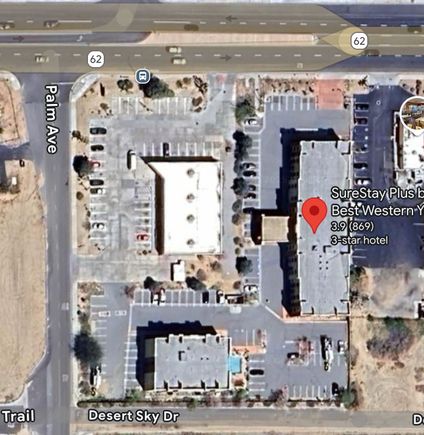 Google satellite view of hotel area