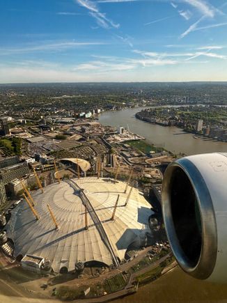 The O2 Arena, formerly The Millennium Dome, on North Greenwich 