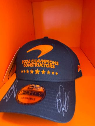 2 x signed WCC caps