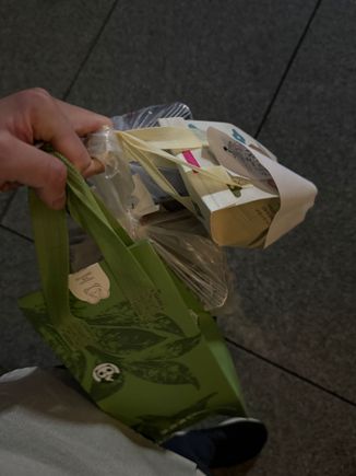 one of my many take-out pick up trips